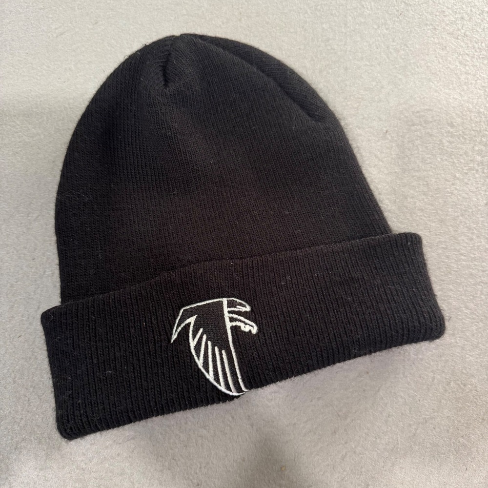 Twins Ent Inc Atlanta Falcons Beanie Men OSFA Black Vintage NFL Cuffed Knit Hat